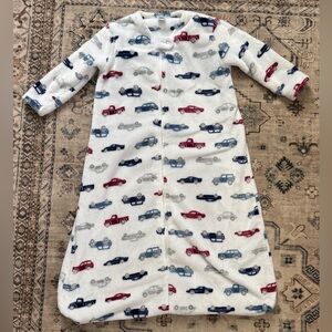 Cozy Toddler Wearable Blanket/Sleepsack with Car Print